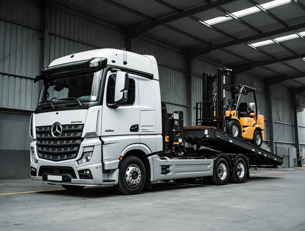 Vehicle recovery using tilt and load towing service